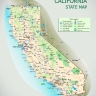 Carte de la Californie